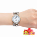 Neue Luxus-Legierungs-Uhr höhlen heraus Gürtel-Eleganz-Uhr-Quarz-Uhr Cestbella spezielle Geschenk-Uhr auf